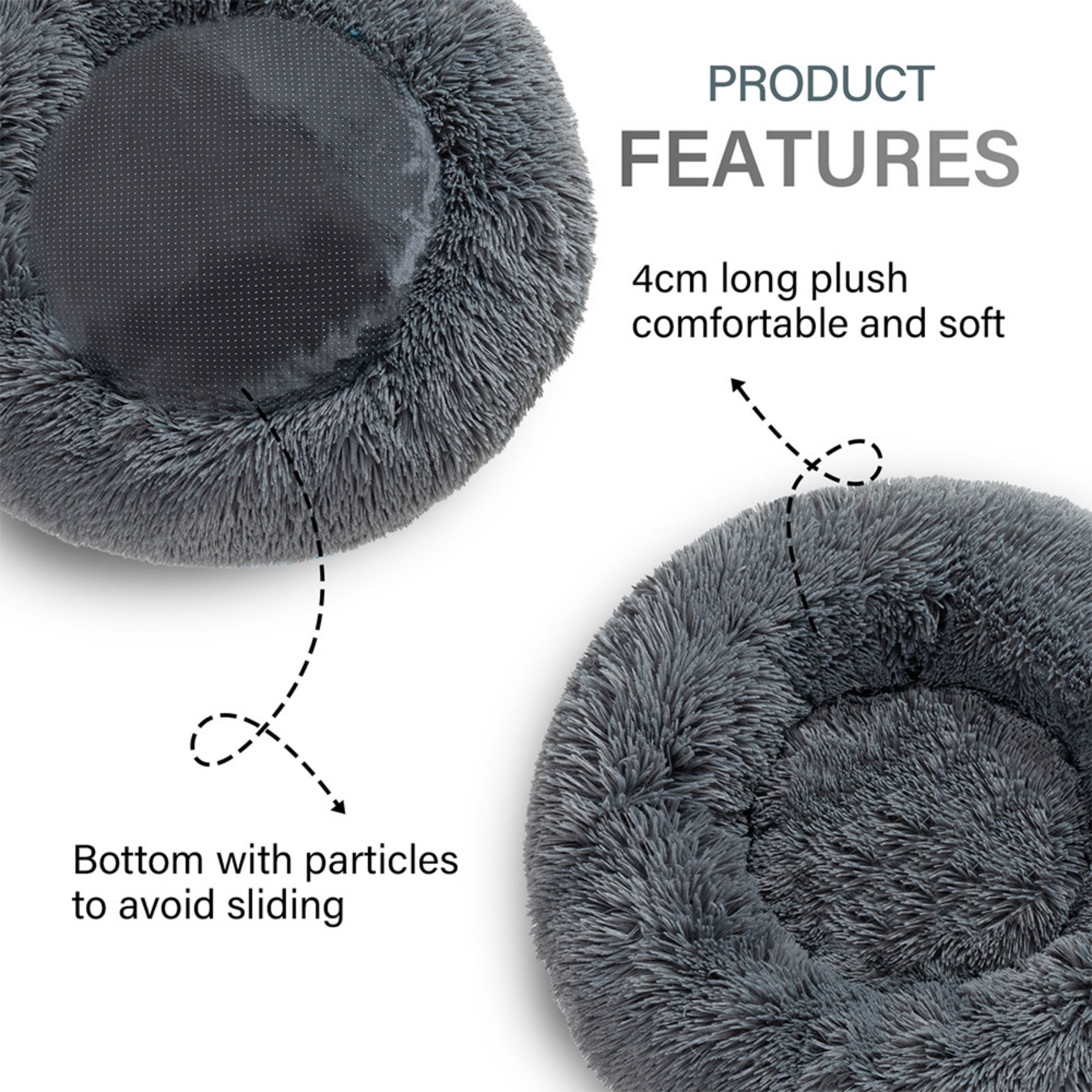 Fluffy Washable Dog Bed Cushion